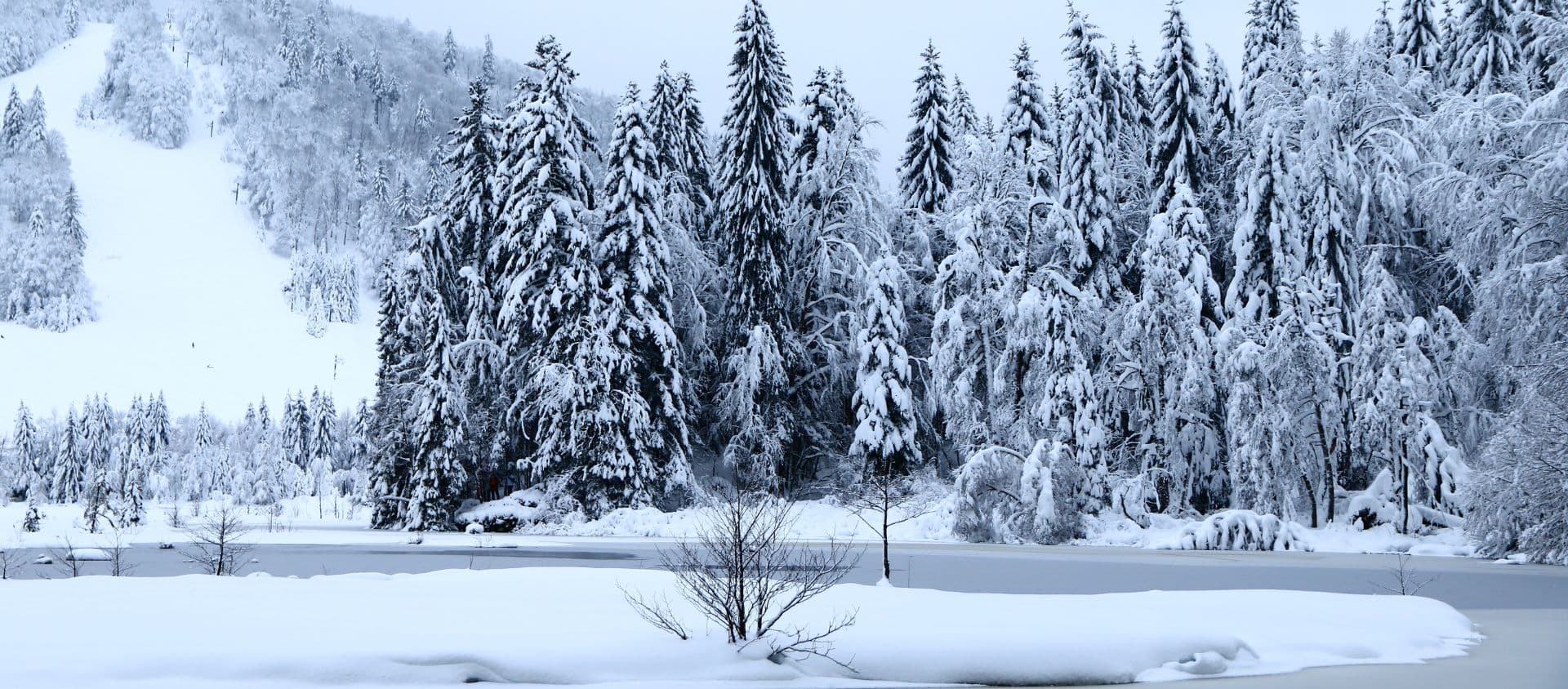lac blanc vosges hiver