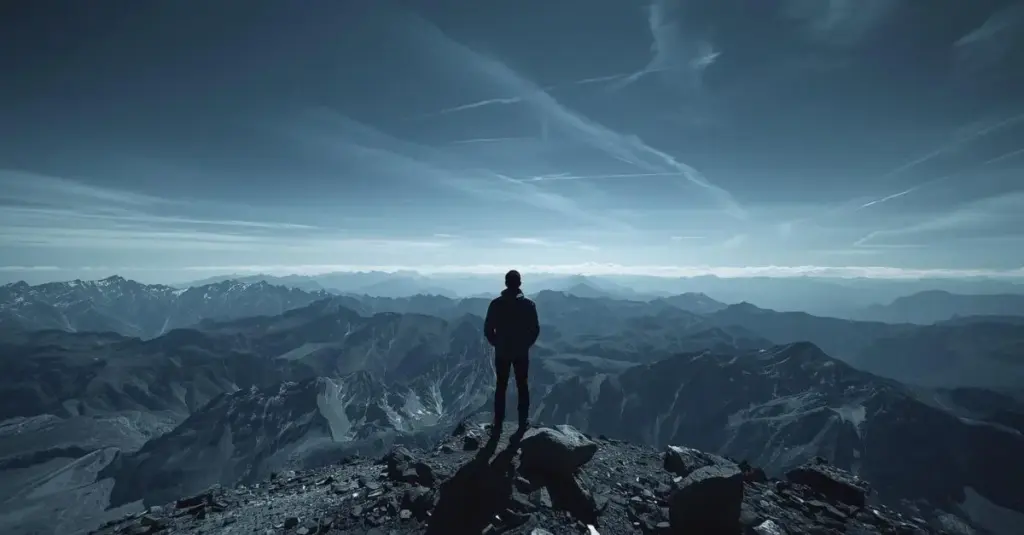 La psychologie de l'altitude : Gérer la peur et l'isolement