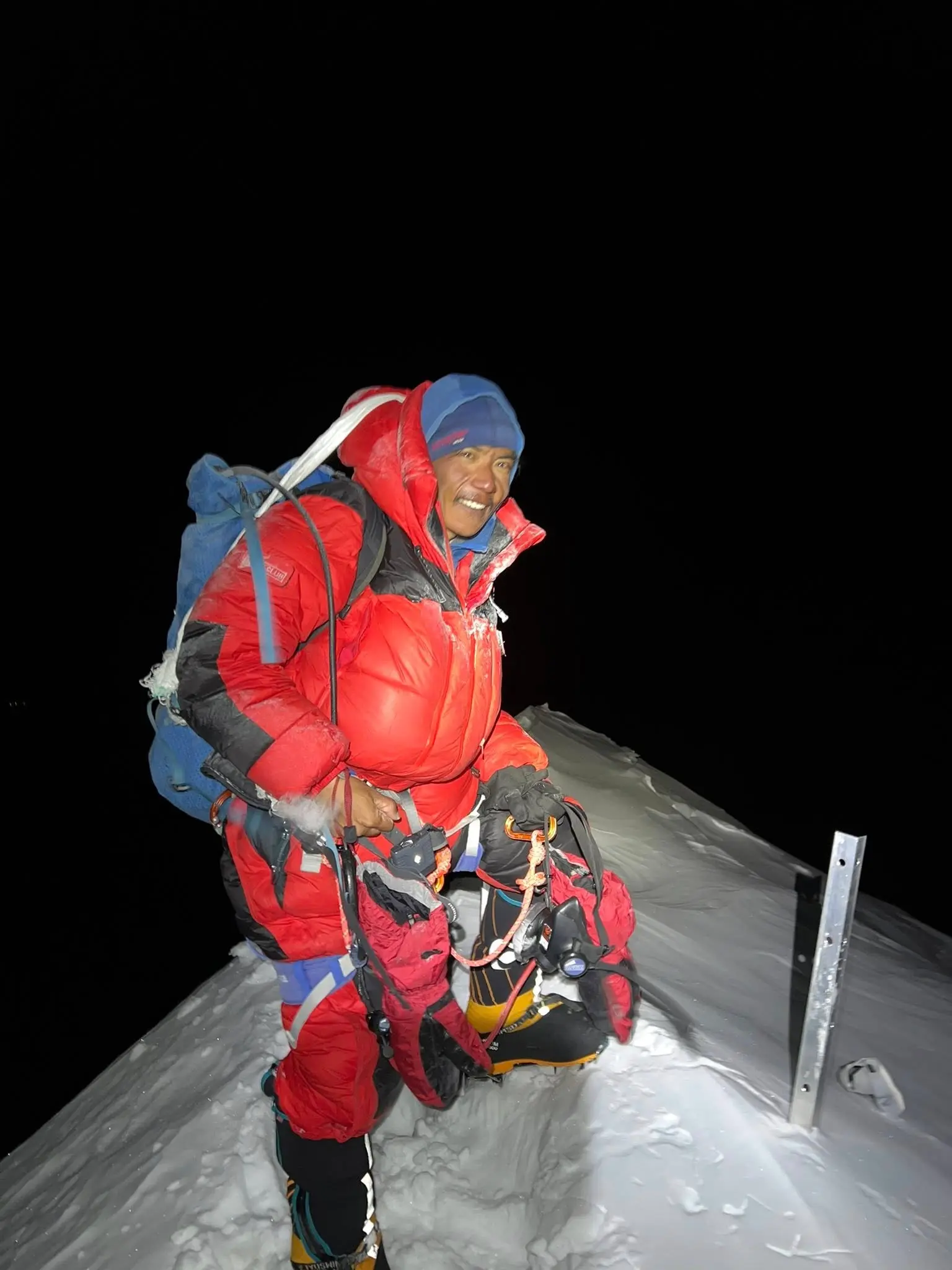Buddhabdr Gurung au sommet du Kangchenjunga
