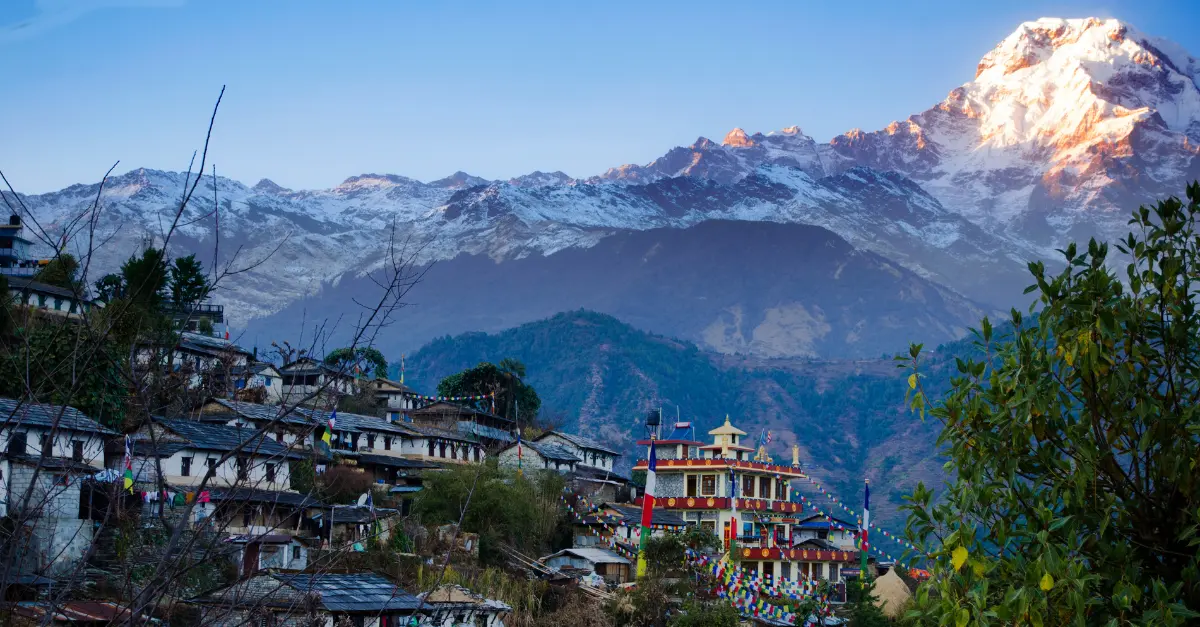 Ghandruk - porte d'entrée magique Annapurnas