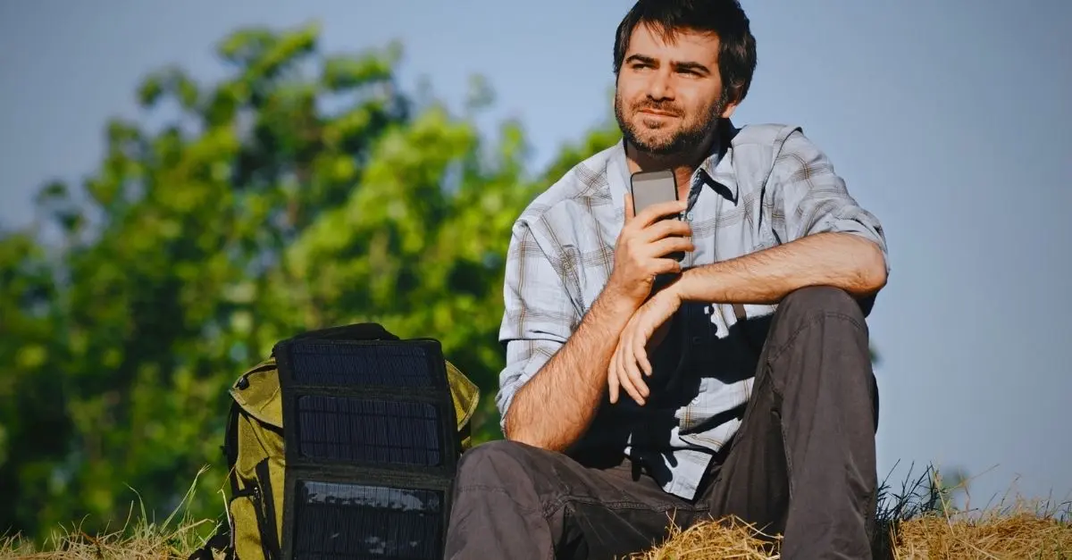 Panneau solaire portable randonnee