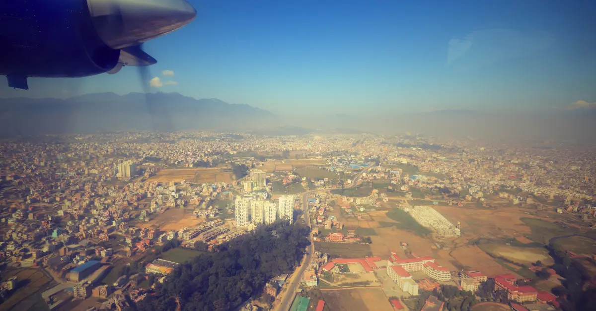 avion nepal everest katmandou