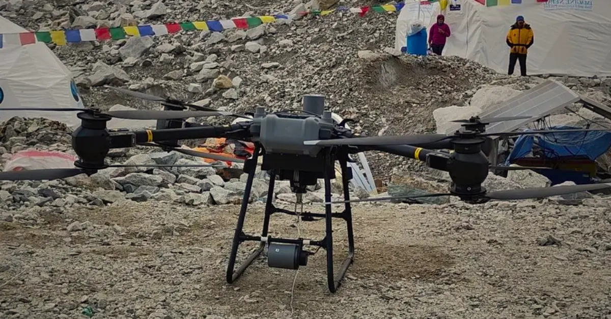 drones cargo everest