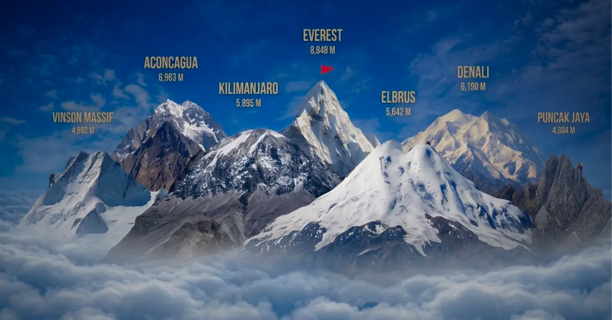 Challenge 7 Summits : gravir les 7 plus hauts sommets du monde
