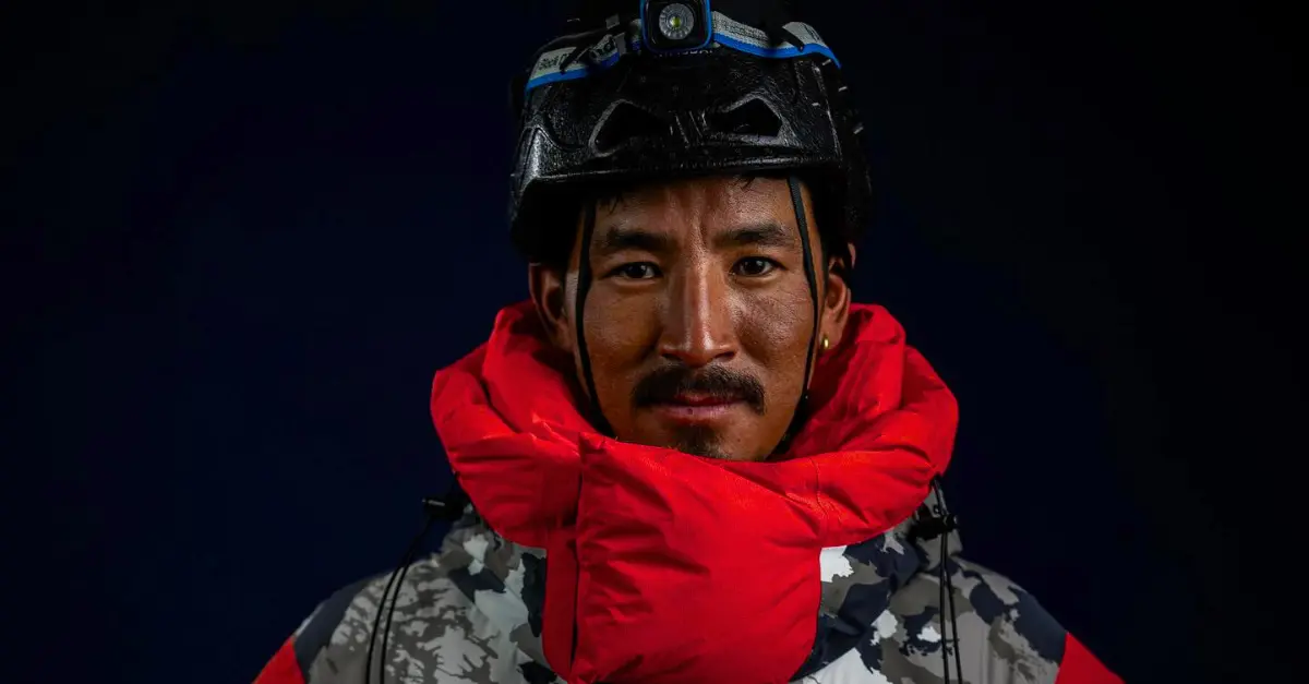 Gelje Sherpa sauvetage zone de la mort Everest
