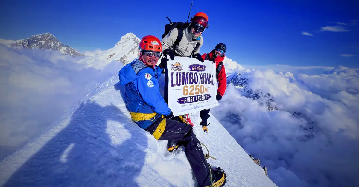 Lumbo Himal (6 250 m) : première ascension d'un sommet vierge au Népal