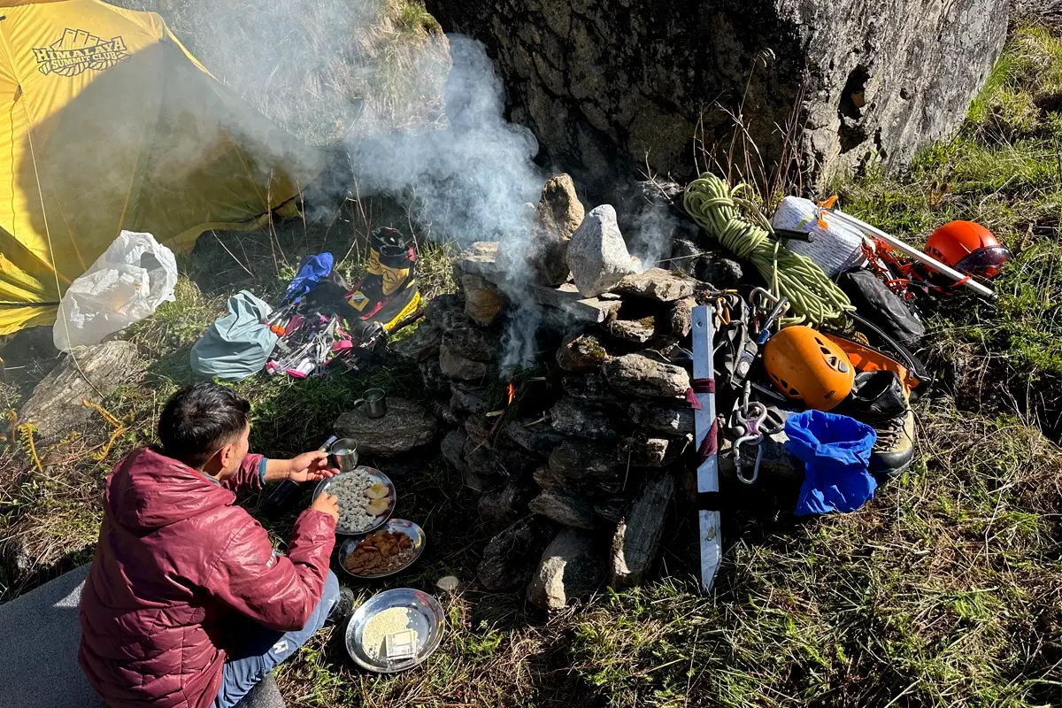 Lumbo Himal nepal campamento base