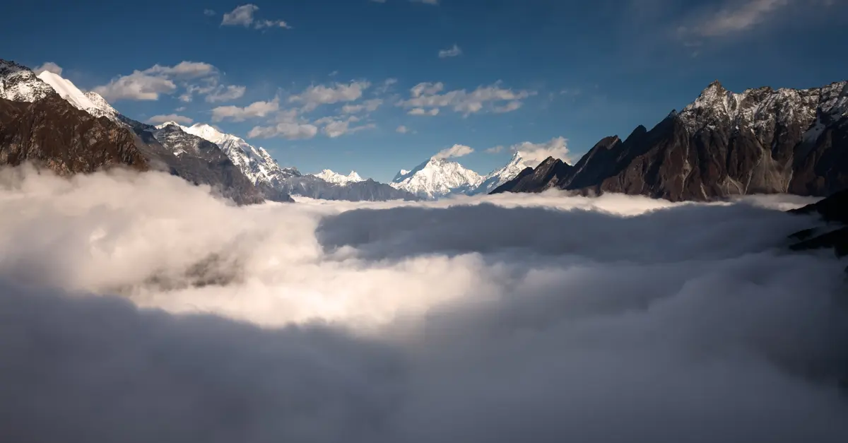 Le Mont Manaslu au Népal