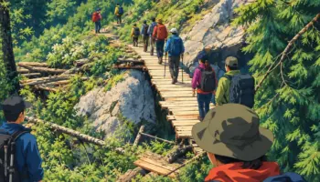 Manaslu 2026 : alerte sur le pont provisoire du sentier