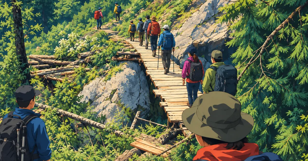 Manaslu 2026 : alerte sur le pont provisoire du sentier