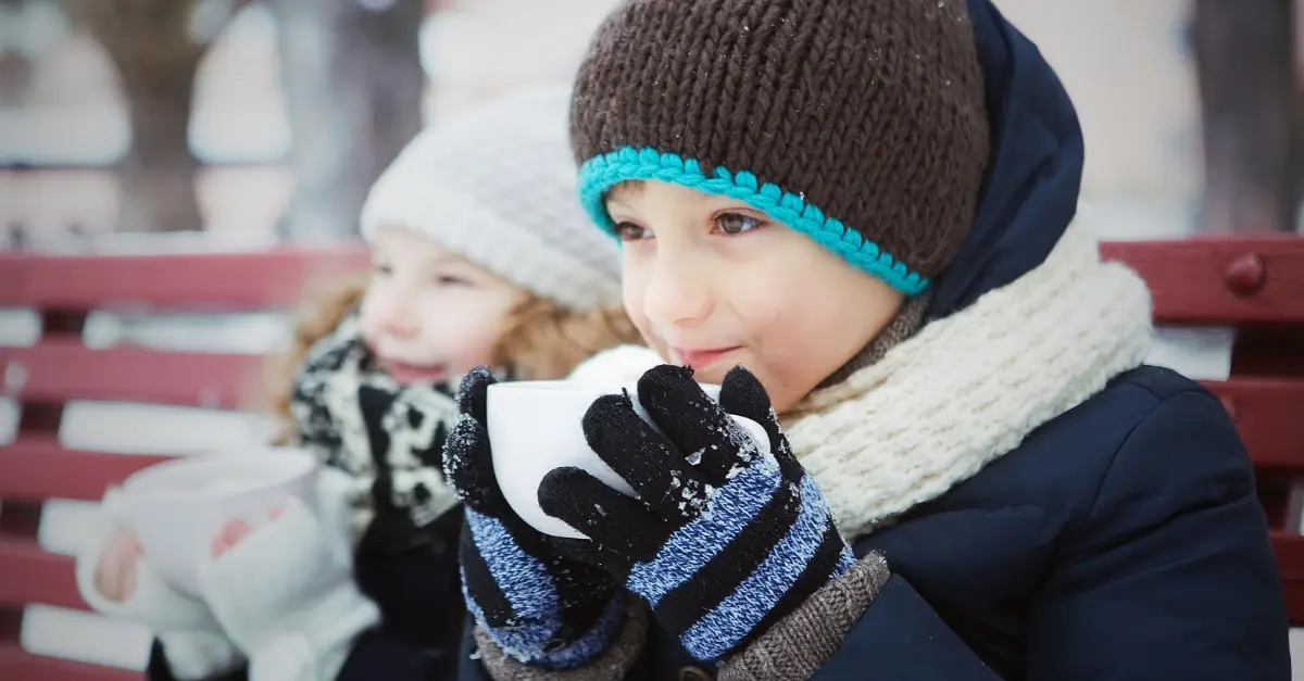 Goûter chaud enfant hiver